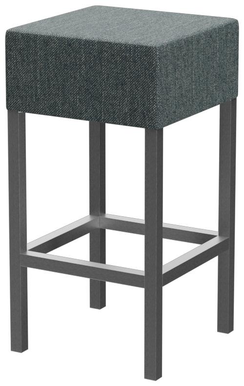 Abbildung halbhoher Hocker Yes Schrägansicht