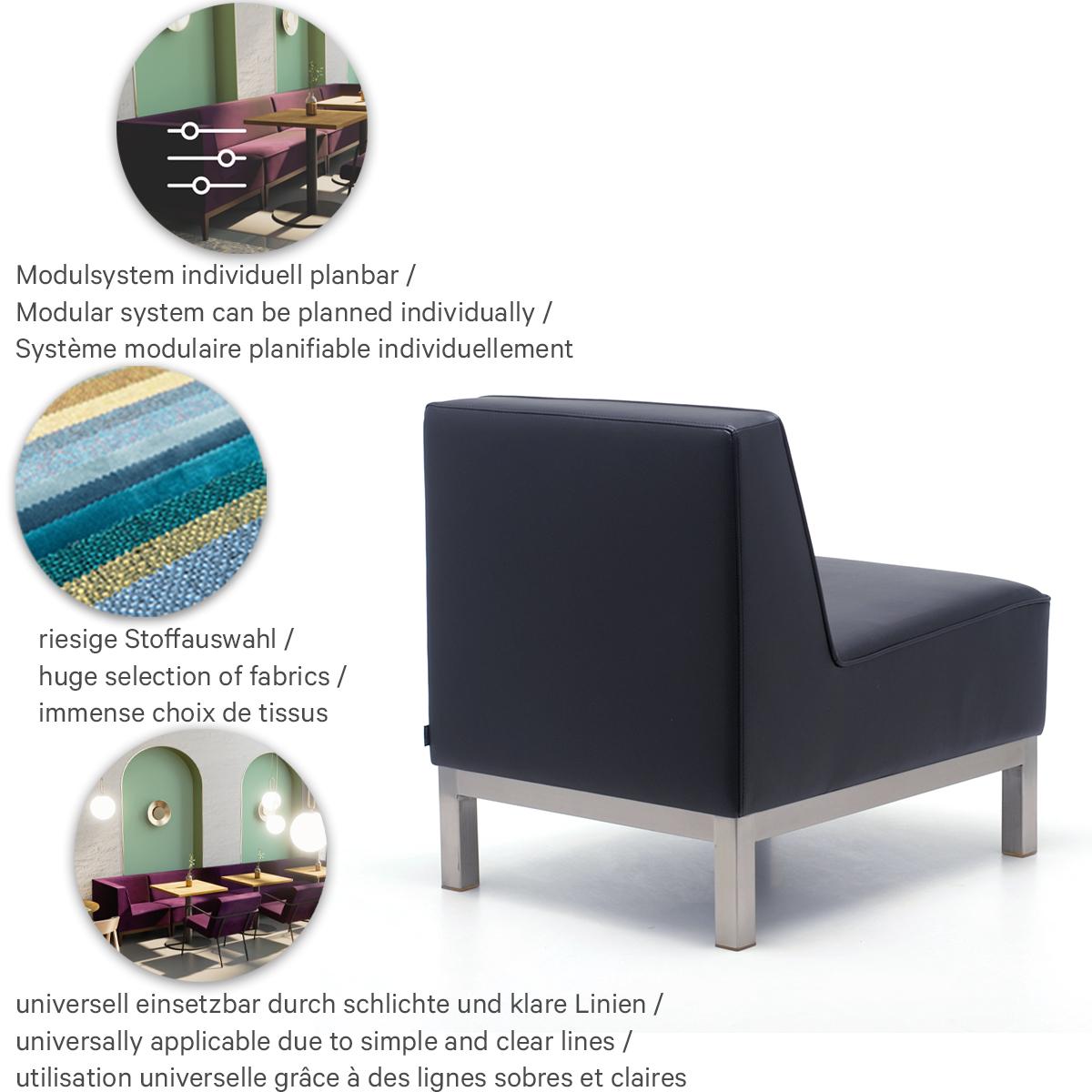 Abbildung 1-Sitzer-Element Chilly