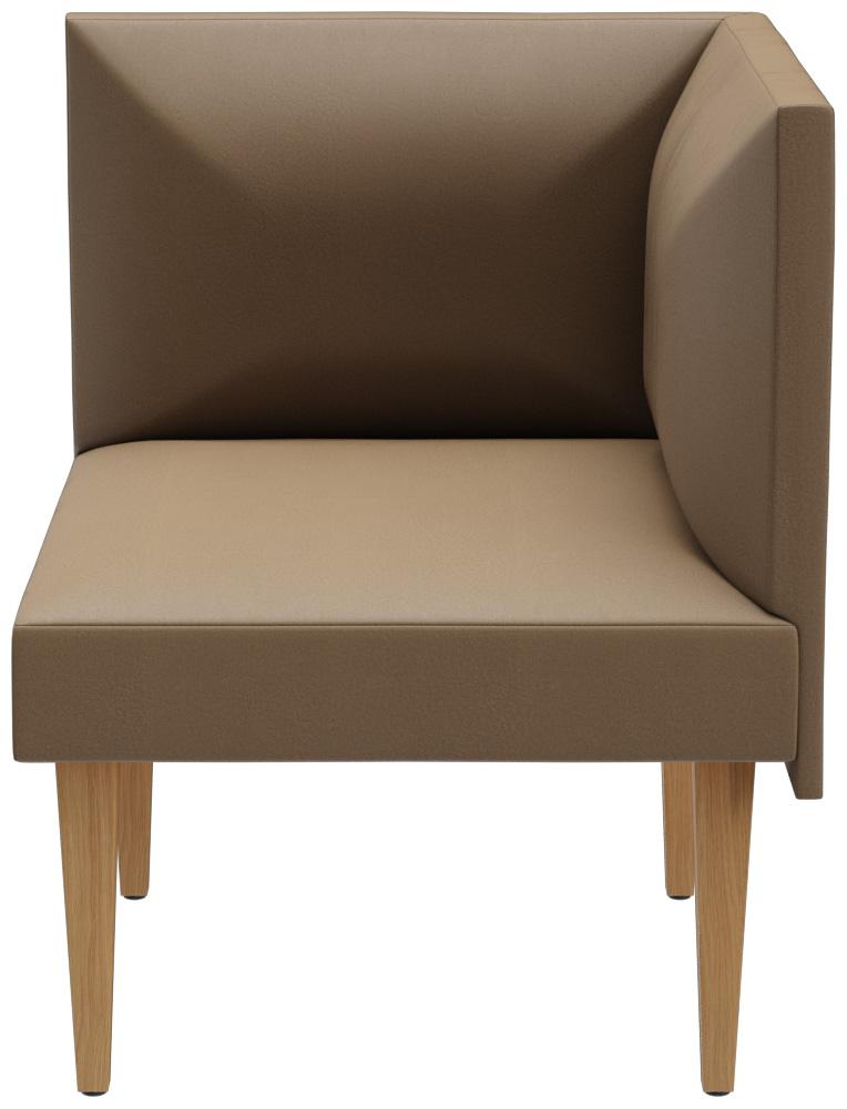 Abbildung Rechts eindstuk/afsluitelement Tuya B Vorderansicht