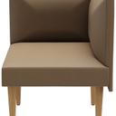 Abbildung Rechts eindstuk/afsluitelement Tuya B Vorderansicht