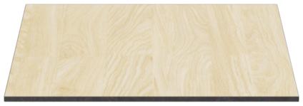 Abbildung Tischplatte Compact Slim Seitenansicht