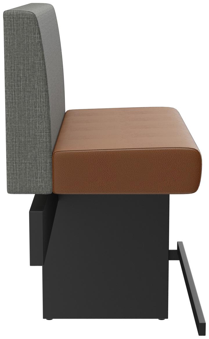 Abbildung Anbau-/Abschlusselement 100 cm H-Line Seitenansicht