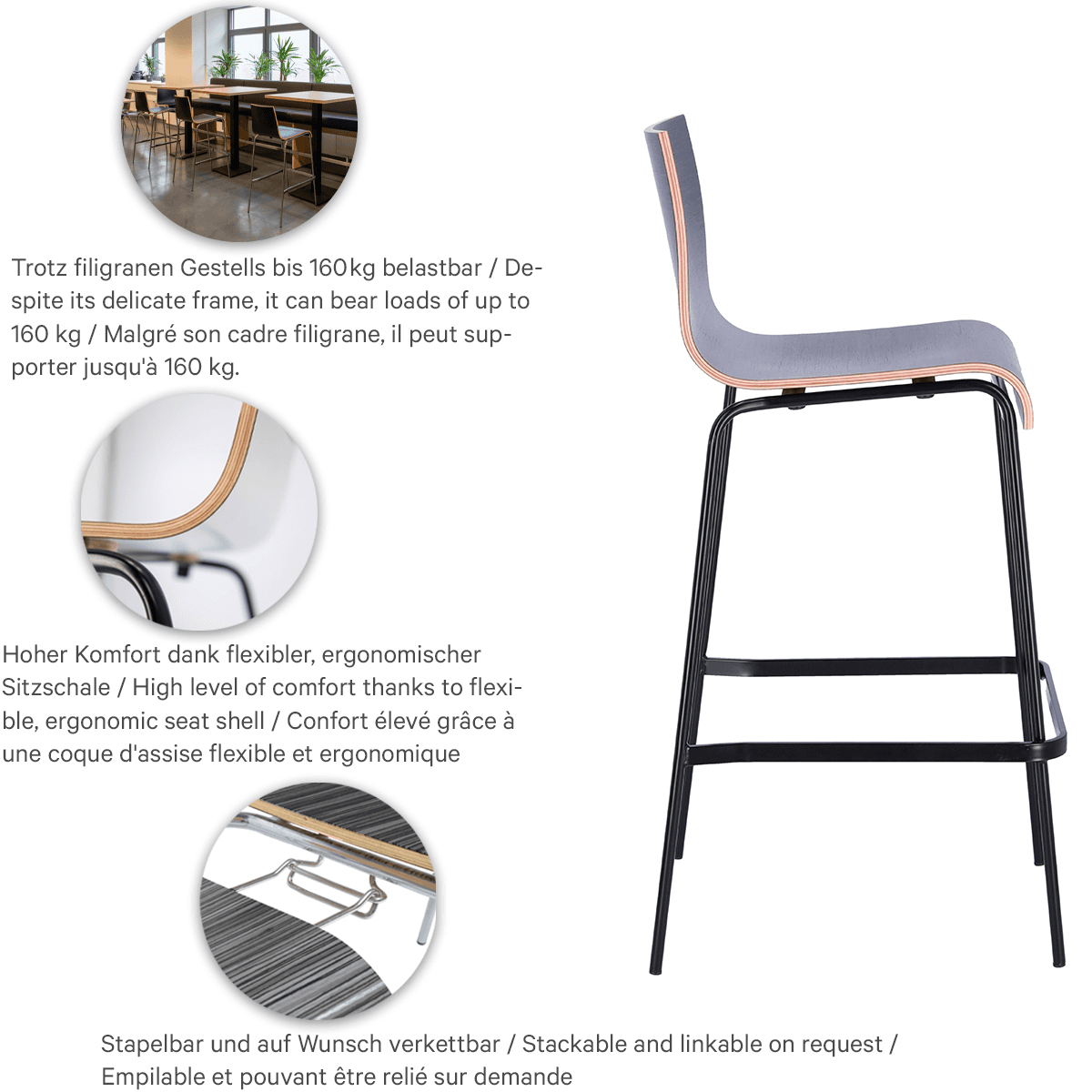 Abbildung bar stool Paula