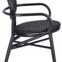 Abbildung Chaise à accoudoirs Madalina Seitenansicht