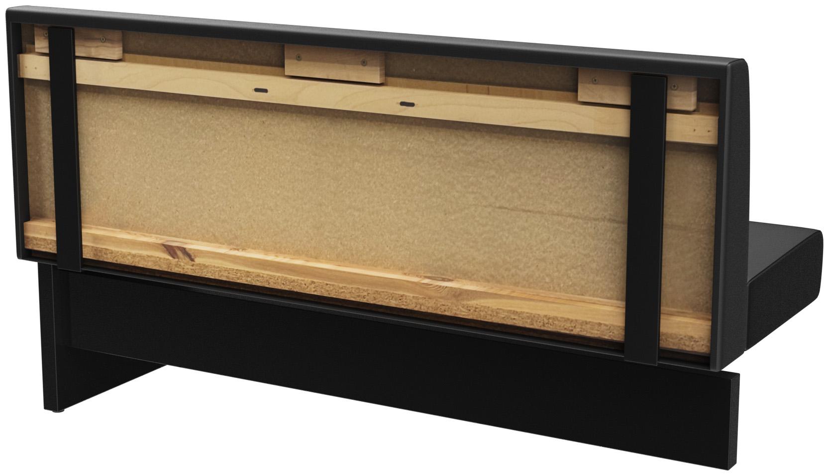 Abbildung Anbau-/Abschlusselement 150 cm H-Line Schrägansicht