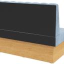 Abbildung Abschlusselement links 120cm Felipa Schrägansicht