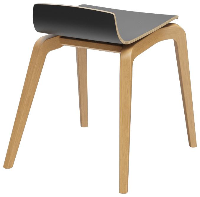 Abbildung stool Yoko Schrägansicht
