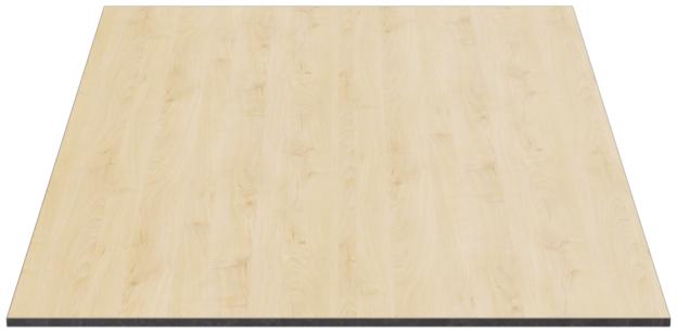 Abbildung Tischplatte Compact Slim Seitenansicht