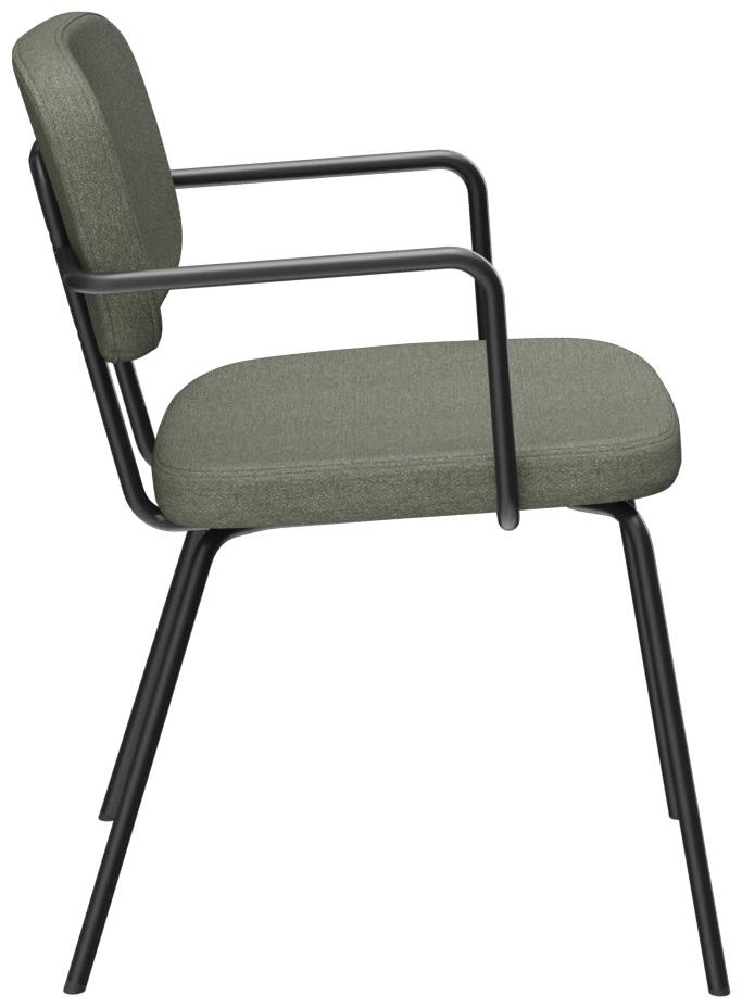 Abbildung Chaise à accoudoirs Vayo Seitenansicht