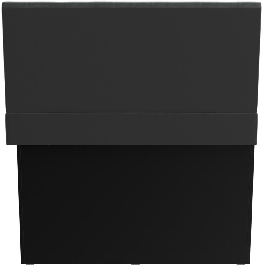 Abbildung Right-hand end element 120cm Ripple Rückansicht