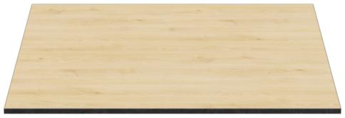 Abbildung Tischplatte Compact Slim Rückansicht