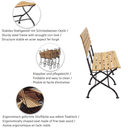 Abbildung banc 2 places Valentin