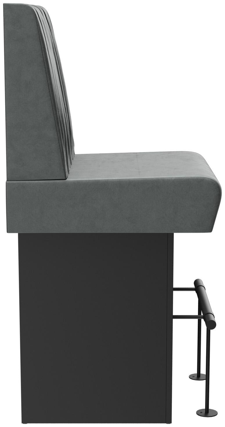 Abbildung Afsluitend element links 60cm Drapelle Seitenansicht