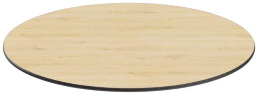 Abbildung Tischplatte Compact Slim Rückansicht