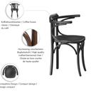 Abbildung Chaise à accoudoirs Greta