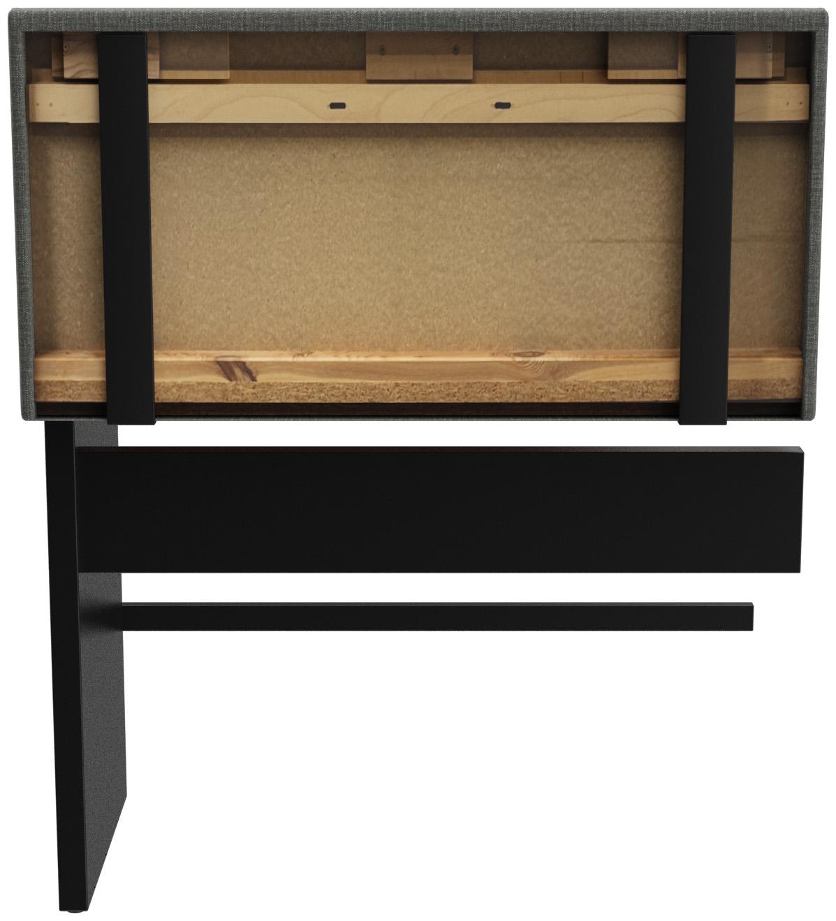 Abbildung Anbau-/Abschlusselement 100 cm H-Line Rückansicht