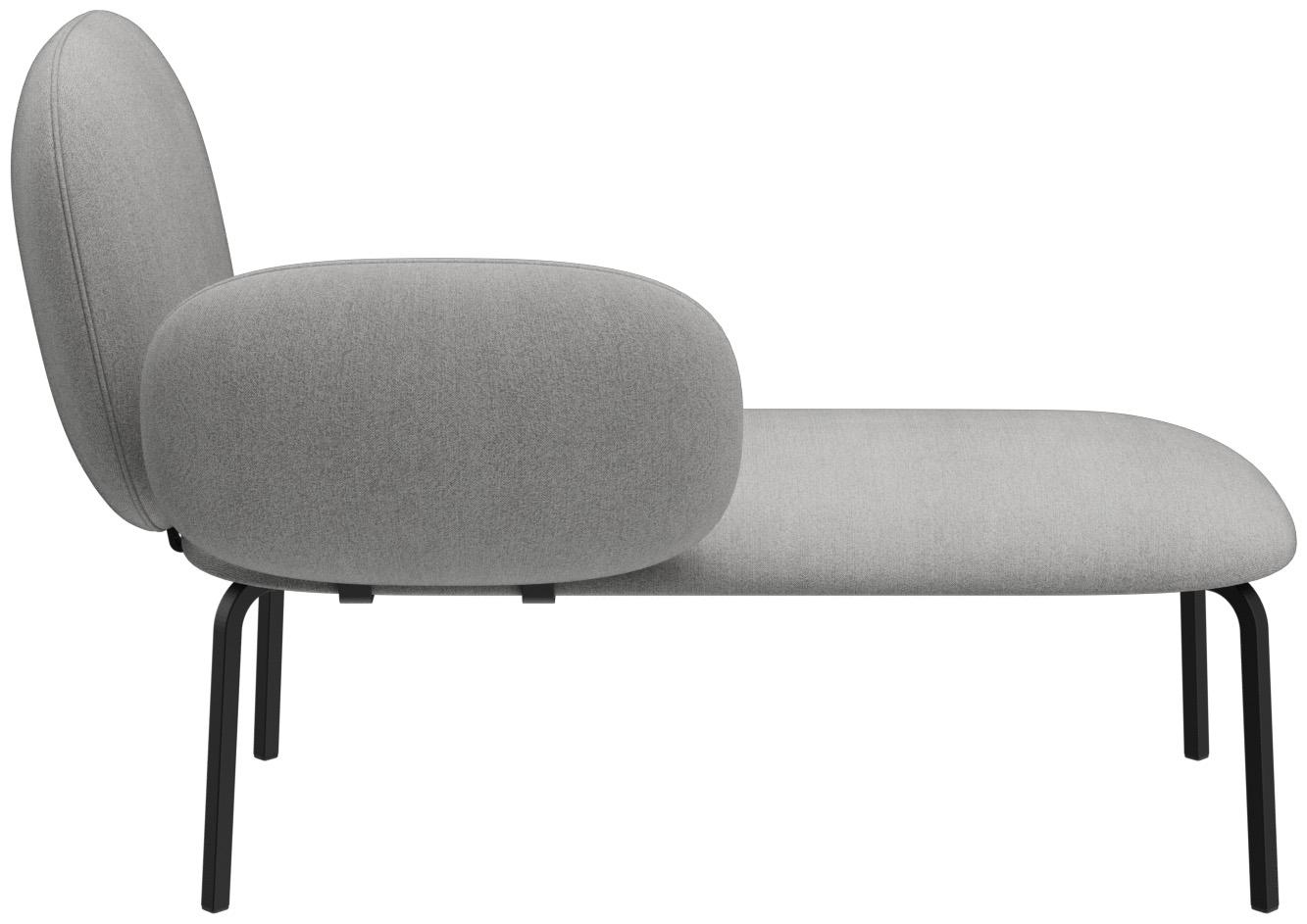 Abbildung Chaise longue rechts Liberty Rückansicht