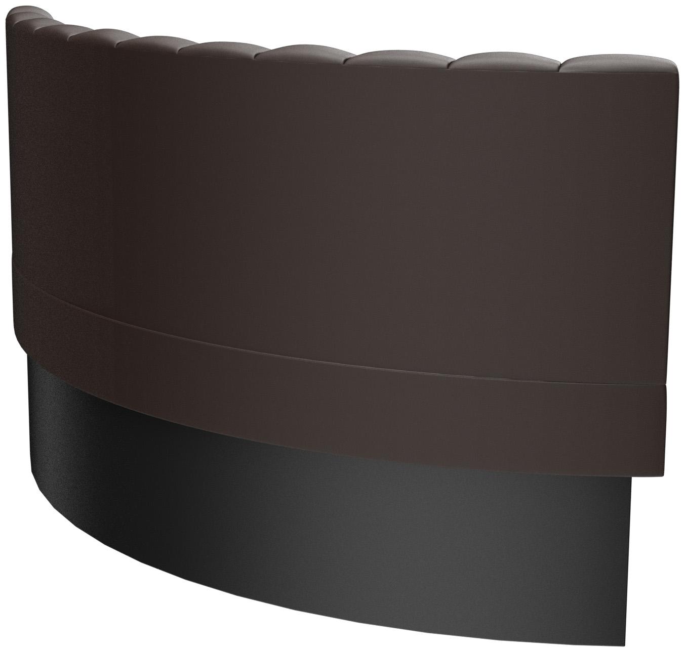 Abbildung Abschlusselement links rund Felipa Seitenansicht