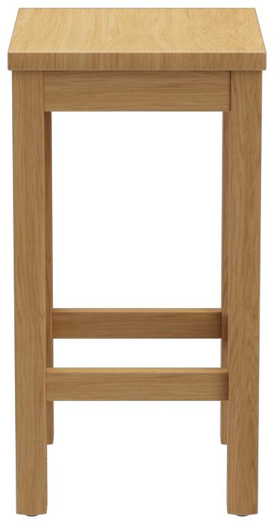 Abbildung halbhoher Hocker Delu Vorderansicht