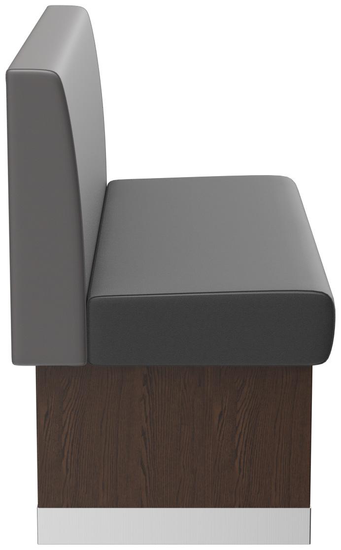 Abbildung Einzel-/Grundelement 100 cm H-Line Seitenansicht