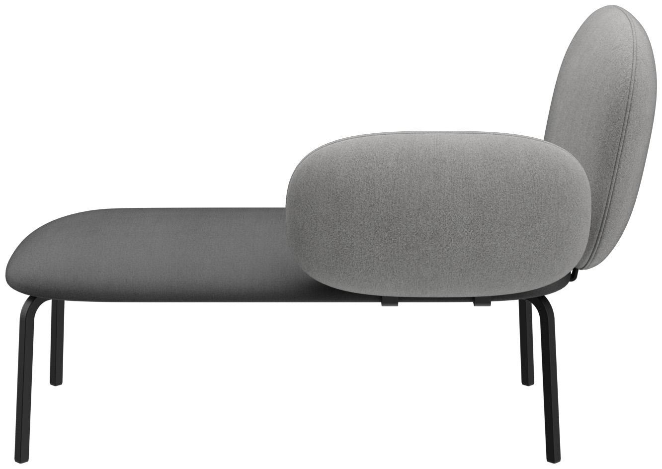 Abbildung Chaise longue links Liberty Rückansicht