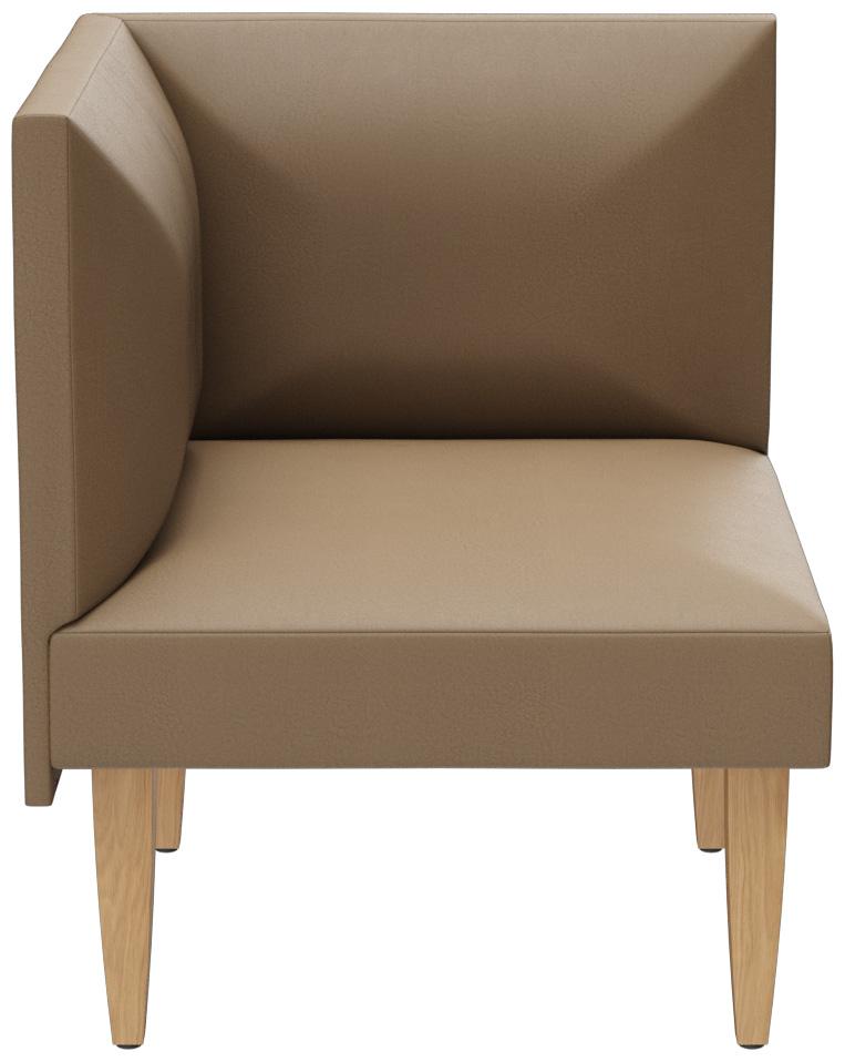 Abbildung Eck-/Abschlusselement links Tuya B Vorderansicht