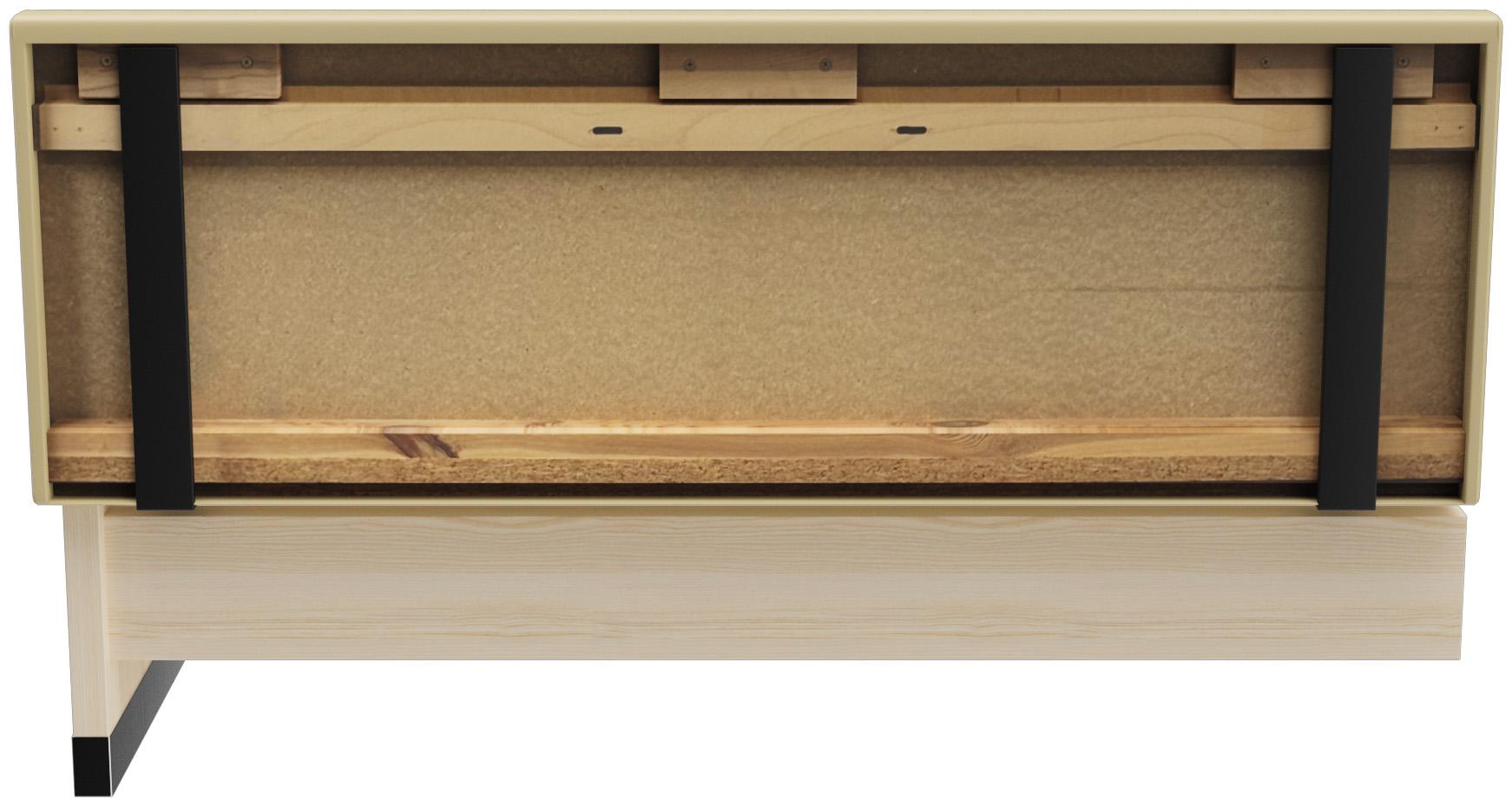 Abbildung Anbau-/Abschlusselement 150 cm H-Line Rückansicht