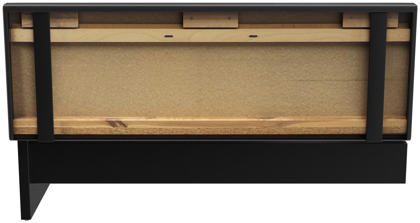 Abbildung Anbau-/Abschlusselement 150 cm H-Line Rückansicht