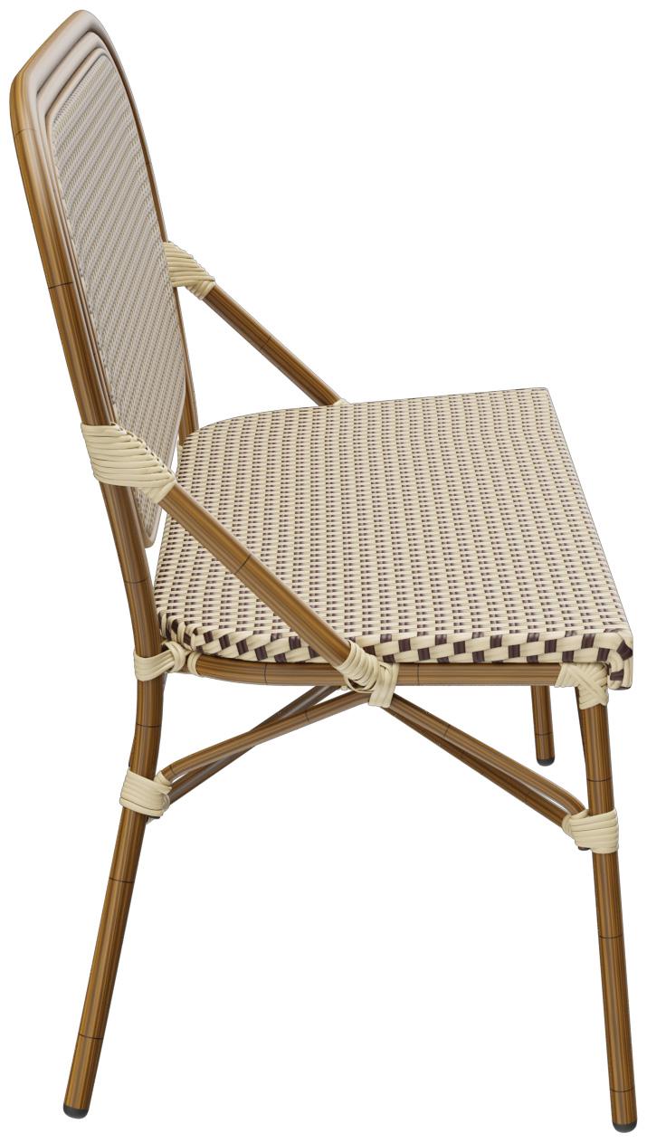 Abbildung 2-seater dining table height Marco Seitenansicht