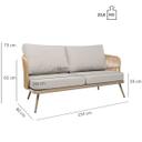 Abbildung 2-Sitzer-Element Sanaia