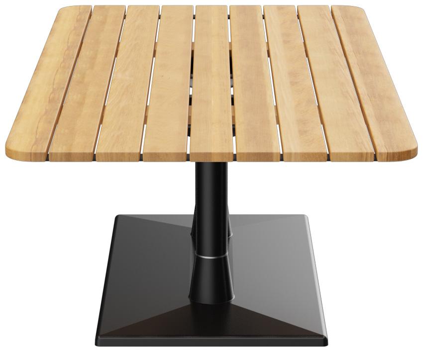 Abbildung Table basse Modular T Seitenansicht