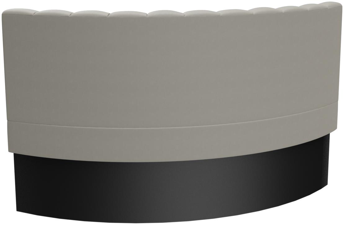 Abbildung Left-hand rounded end panel Felipa Schrägansicht