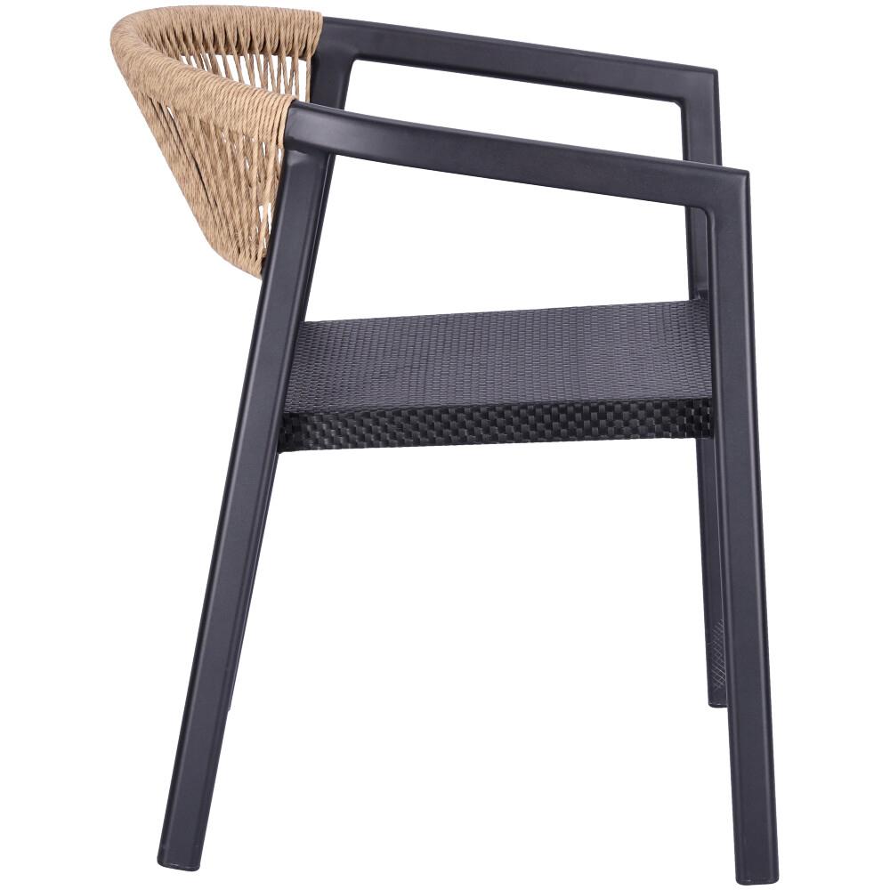 Abbildung Chaise à accoudoirs Malida Seitenansicht