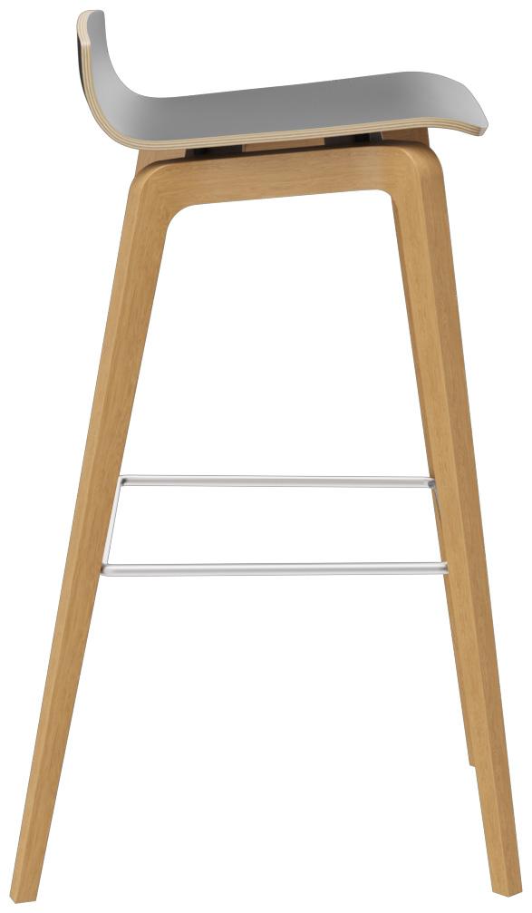 Abbildung bar stool Yoko Seitenansicht