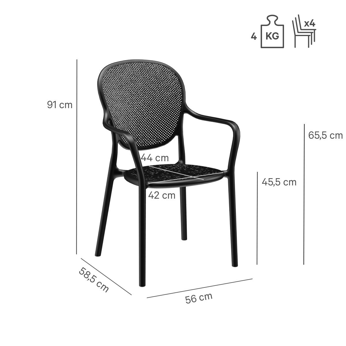 Abbildung Chaise à accoudoirs Ermon
