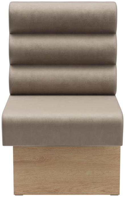 Abbildung Left-hand end element 60 cm Ripple Vorderansicht