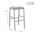 Abbildung Tabouret de bar Heco