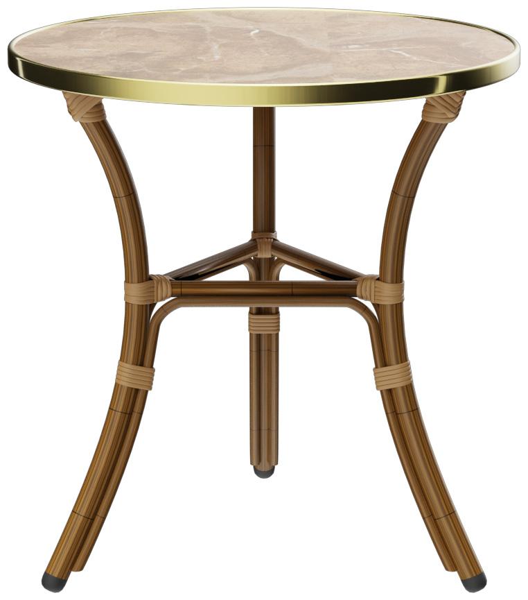 Abbildung Table à manger Marysol Seitenansicht