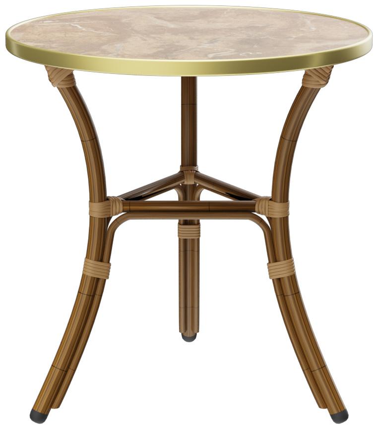 Abbildung Table à manger Marysol Seitenansicht