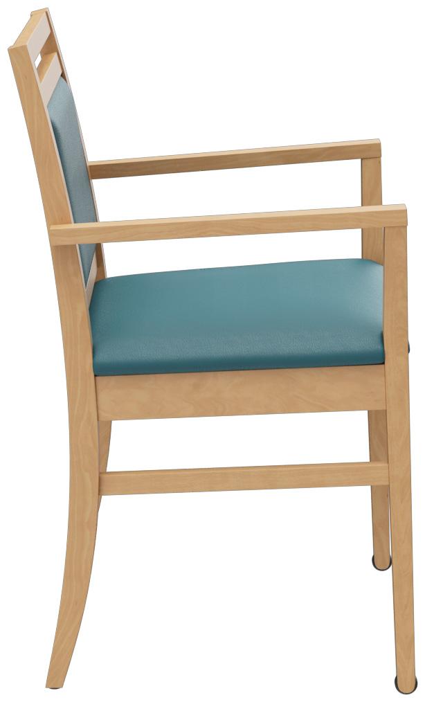 Abbildung Chaise à accoudoirs Liah Seitenansicht