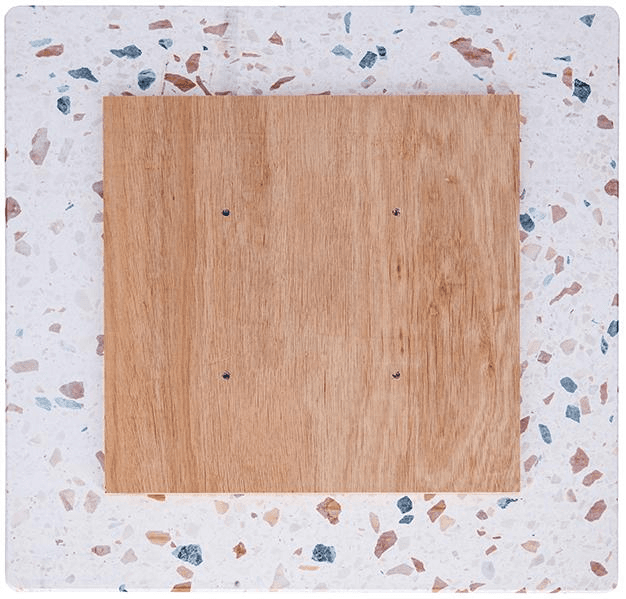 Abbildung Tischplatte Gano Terrazzo