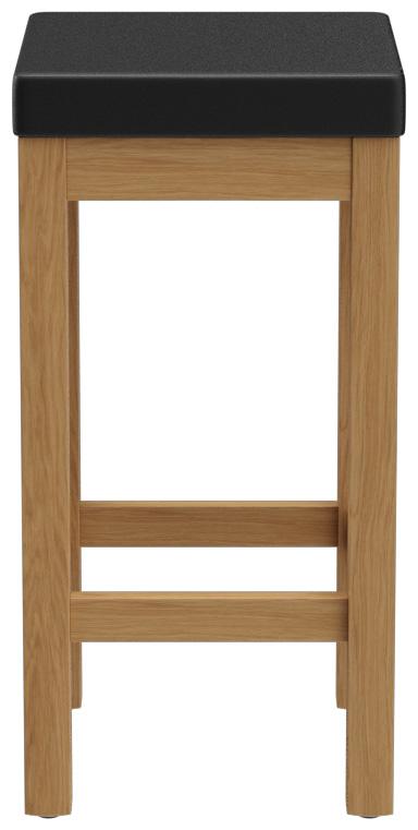 Abbildung halbhoher Hocker Delu Rückansicht