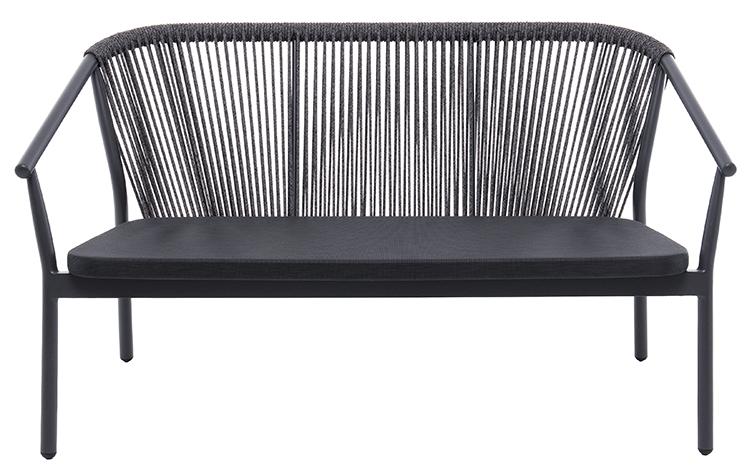 Abbildung 2-Sitzer Lounge Zaki Vorderansicht