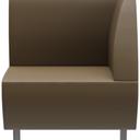 Abbildung Abschlusselement rechts D-Line Vorderansicht