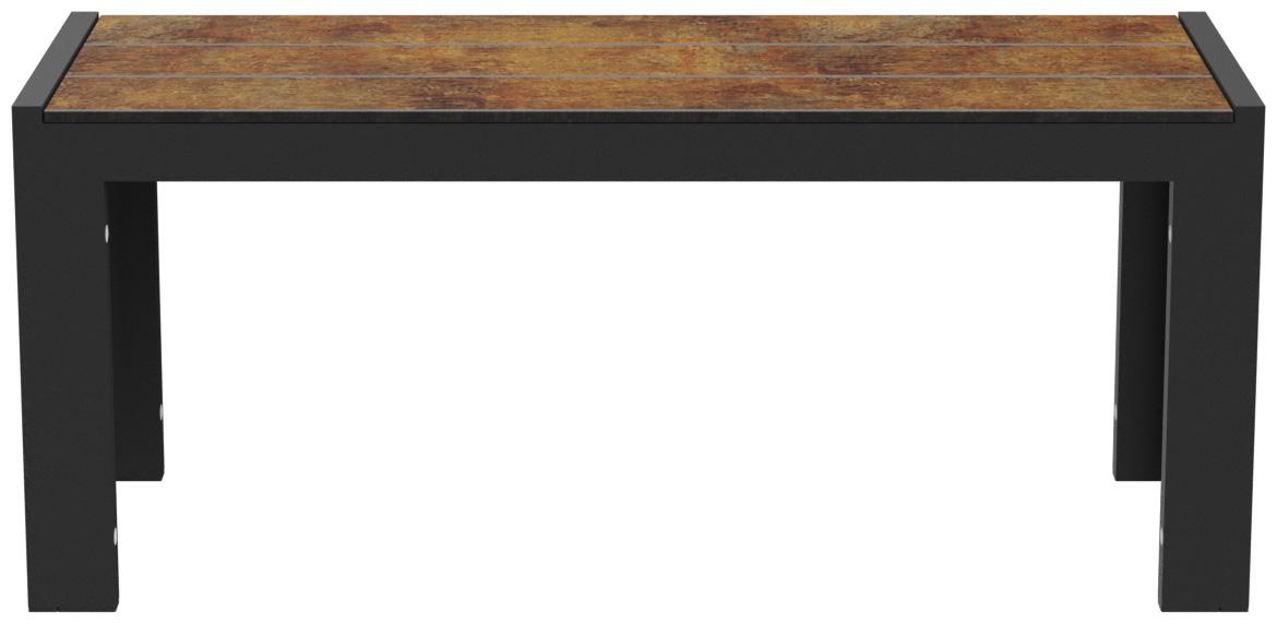 Abbildung 2-Sitzer-Bank Torger Vorderansicht