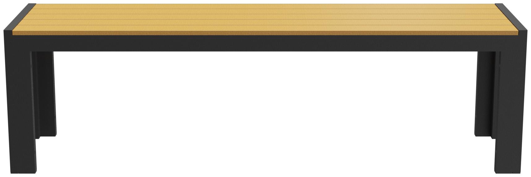 Abbildung 3-Sitzer-Bank Risa Rückansicht