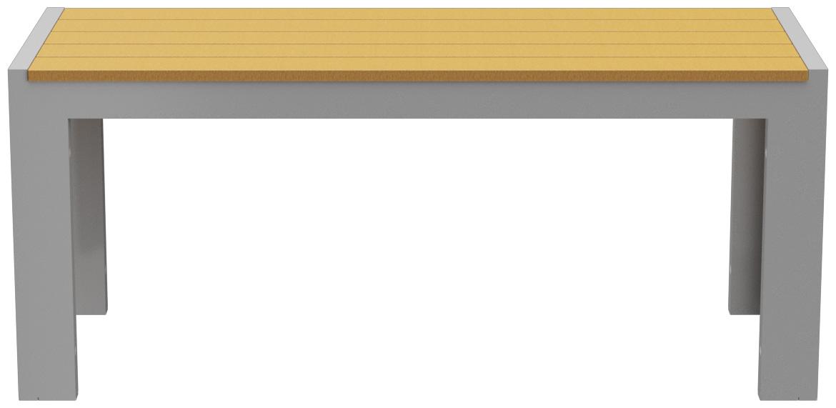 Abbildung 2-Sitzer-Bank Risa Vorderansicht