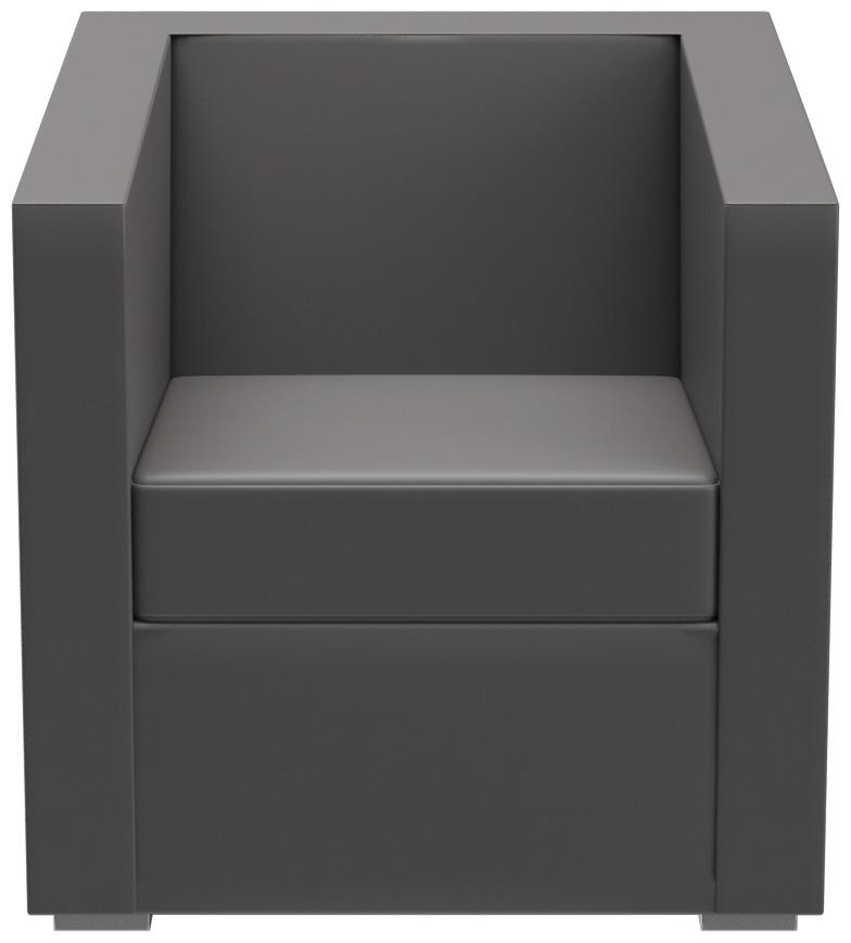 Abbildung Sessel Charly Vorderansicht