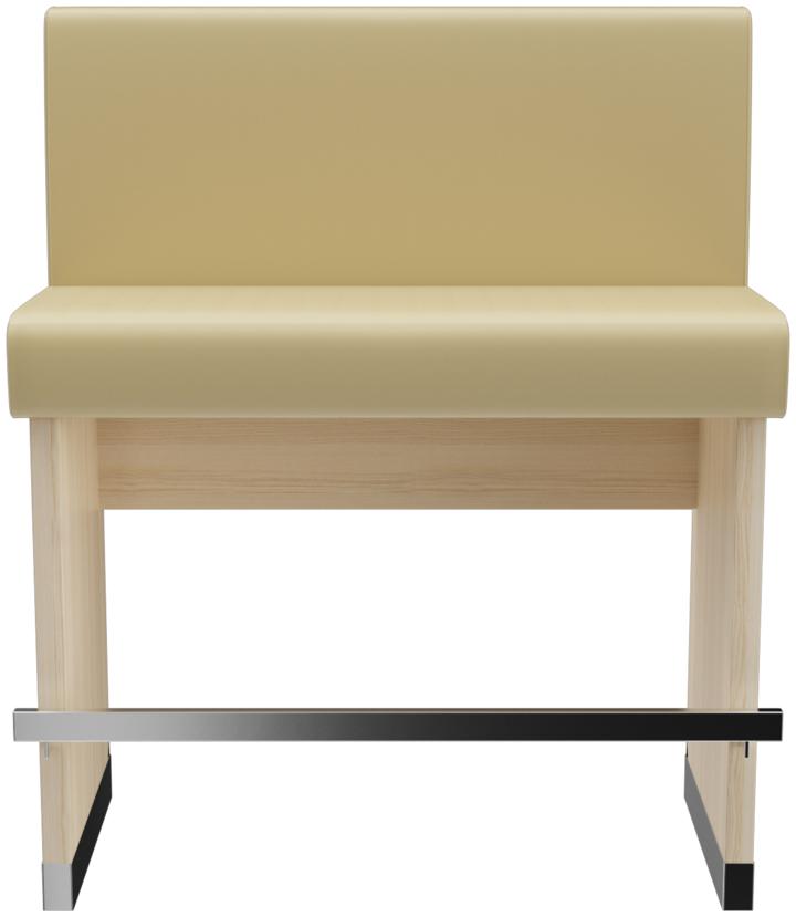 Abbildung Single/base element 100 cm H-Line Vorderansicht