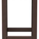 Abbildung halbhoher Hocker Delu Seitenansicht